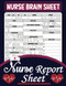 ICU Nurse Report Sheet Log Book