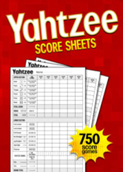 Yahtzee Score Pads: 5 x 7 Size Small With 150 Score Pages
