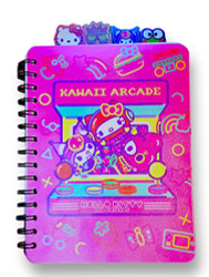 Hello Kitty Spiral Tab Journal Notebook