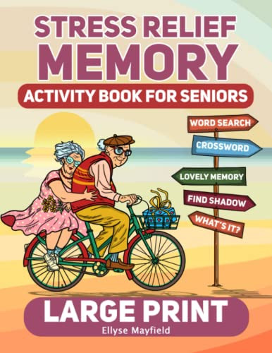 Stress Relief Memory Activity Book For Seniors
