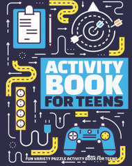 Fun Variety Puzzle Activity Book for Teens