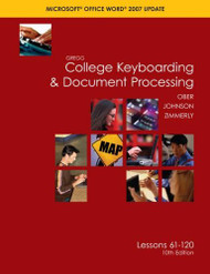 Gregg College Keyboarding and Document Processing Lessons 61-120 by Scot Ober