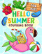 Hello Summer Coloring Book For Kids