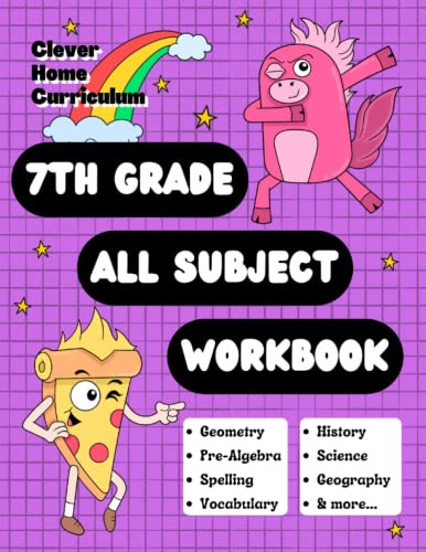 7th Grade All Subject Workbook: Grade 7 All-In-One Workbook