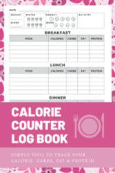 Calorie Counter Log Book