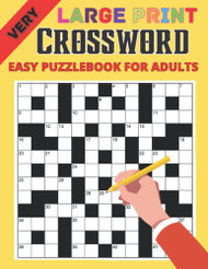 Very Large Print Easy Crossword Puzzle Book For Adults