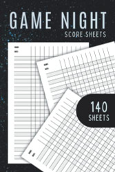 Game Night Score Sheets