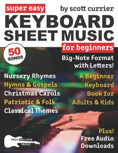 Super Easy Keyboard Sheet Music for Beginners