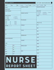 Nurse Report Sheet Log Book