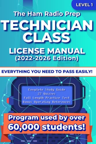 Ham Radio Prep Technician Class License Manual (2022 - 2026)