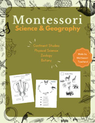 Montessori Science and Geography Workbook