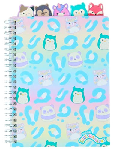 Squishmallows - Neon Leopard Print - Spiral Tab Journal Notebook - 96