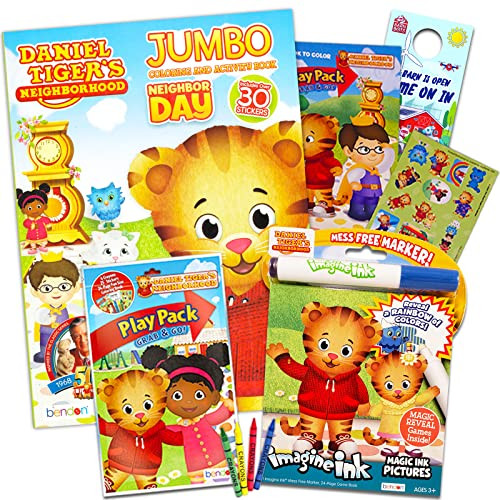 Daniel Tiger Coloring Book Set for Kids Toddlers - Activity Set