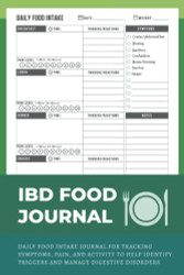 IBD Food Journal: Chronic Pain and Symptom Tracker Daily Food Journal