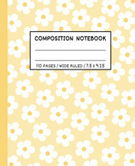 Yellow Composition Notebook Wide Ruled