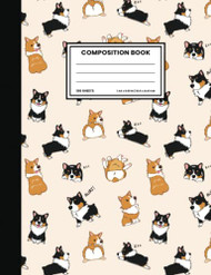 Composition Notebook | Corgi Dogs Moods