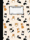 Composition Notebook | Corgi Dogs Moods