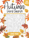 Autumn Word Search Large Print