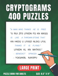 Cryptograms Puzzles Large Print