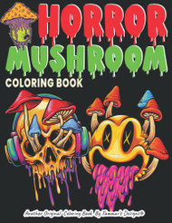 Horror Mushroom Coloring Book