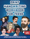 Print Handwriting Workbook for Teens