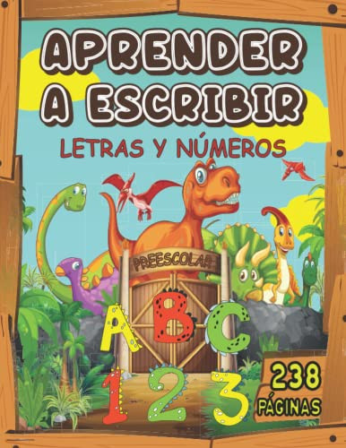 Libros en español para niños de 3-5 años: cuadernos de caligrafía, números