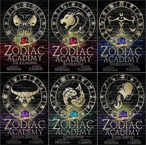 Zodiac Academy Series 6 books Collection Set by Caroline Peckham