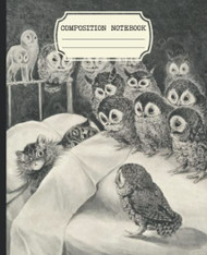 Composition Notebook: Vintage Aesthetic College Ruled With Louis Wain