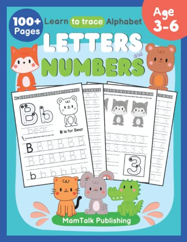 Learn to Trace Alphabet Letters and Numbers from 0 to 20