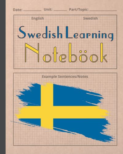 SWEDISH LEARNING NOTEBOOK