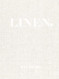 Ivory White Linen - A Decorative Coffee Table Display Book with a