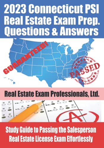 2023 Connecticut PSI Real Estate Exam Prep Questions and Answers