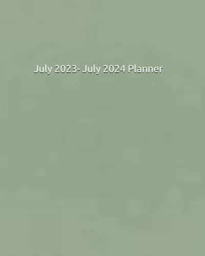 July 2023- July 2024 Planner (Minimalist Planners)