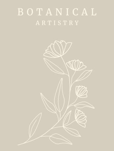 Botanical Artistry: A Floral Decorative Book & Journal for Interior