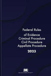 Federal Rules of Evidence Criminal Procedure Civil Procedure