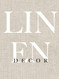 Linen Decor: Printed Linen Decorative Display Book For Home Decor