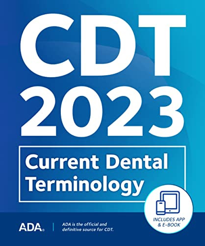 CDT 2023: Current Dental Terminology book ebook and app
