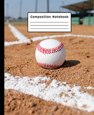 Composition Notebook: Baseball Wide Ruled Journal Diary or