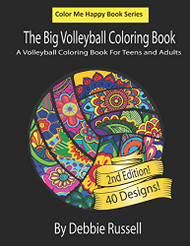 Big Volleyball Coloring Book