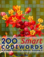 200 Smart Codewords: A Puzzle Book For Adults: Volume 3