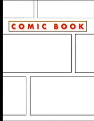 Krisp DRAW YOUR OWN COMIC BOOK for Kids and Adults - Blank Comics