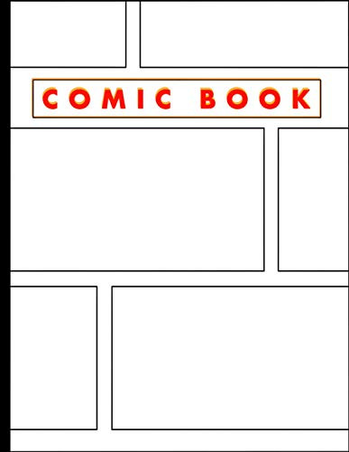 Blank Comic Book Notebook For Kids by Selah Works