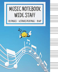 Music Notebook - Wide Staff