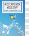 Music Notebook - Wide Staff