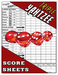 Triple Yahtzee Score Sheets