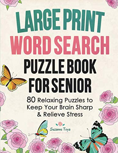 Large Print Word Search Puzzle Book For Senior