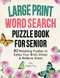 Large Print Word Search Puzzle Book For Senior