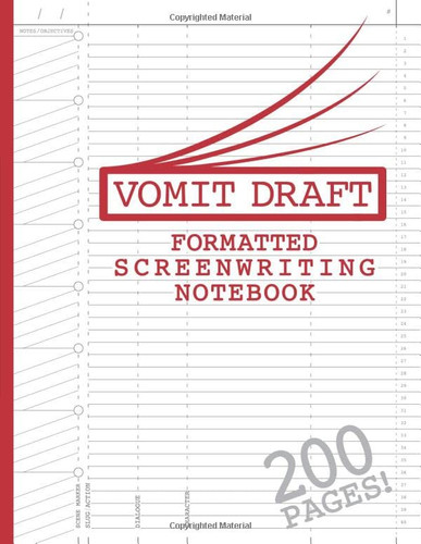 Blank Screenwriting Notebook