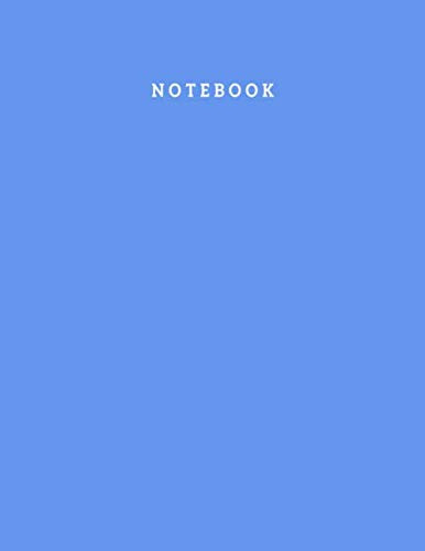 Notebook: Unruled/Blank/Plain/Unlined Notebook Journal - 100 Pages