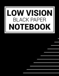 Low Vision Black Paper Notebook